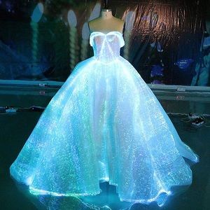 ✨Fiber Optic Illuminated LED Wedding Gown